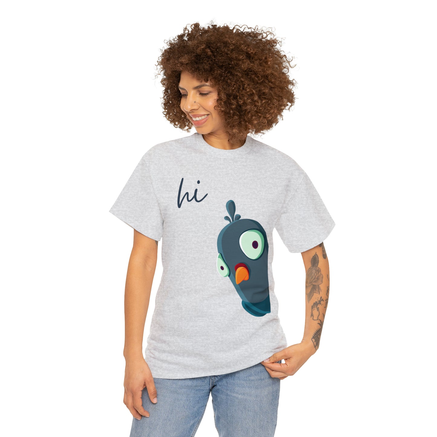 Hi Unisex Heavy Cotton Tee