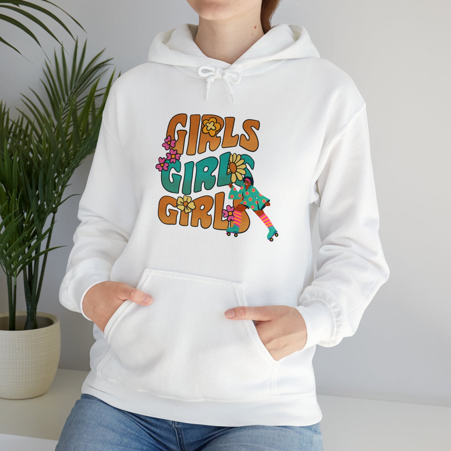 Girls Girls Girls Unisex Heavy Blend™ Hooded Sweatshirt Girls