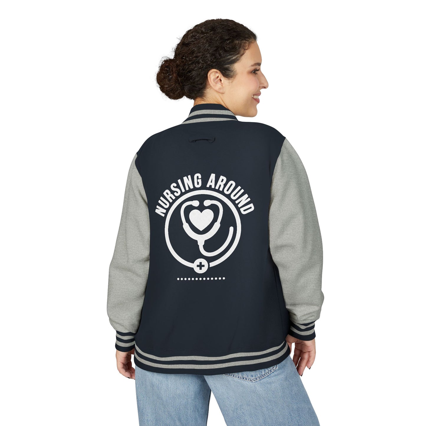Nursing Around Letterman Jacket