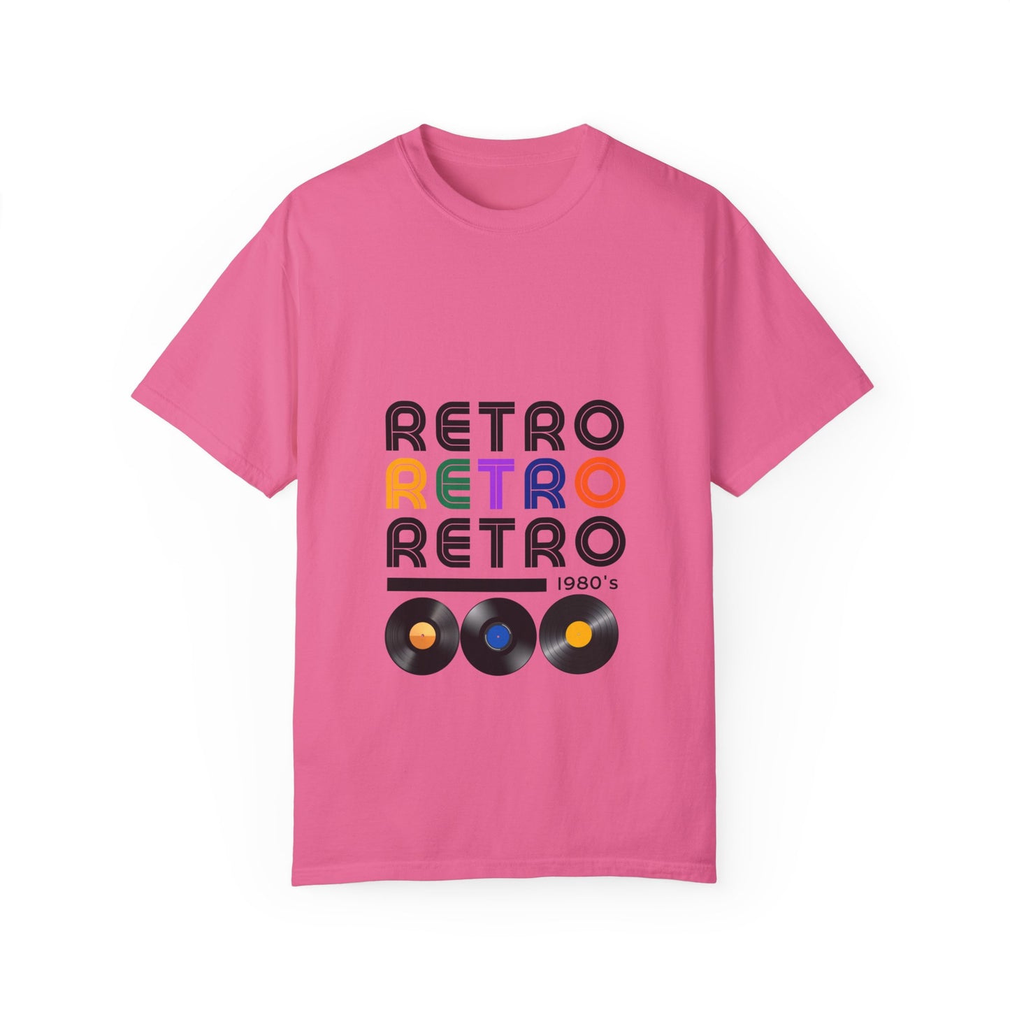 Retro 1980s Unisex Garment-Dyed T-shirt