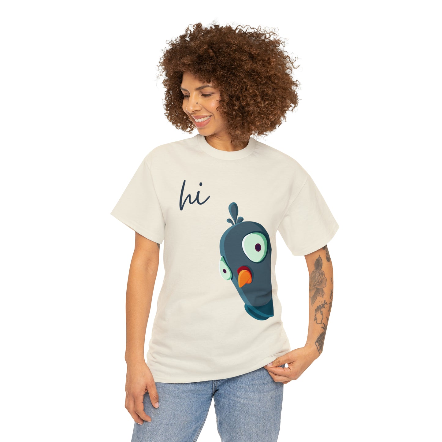 Hi Unisex Heavy Cotton Tee