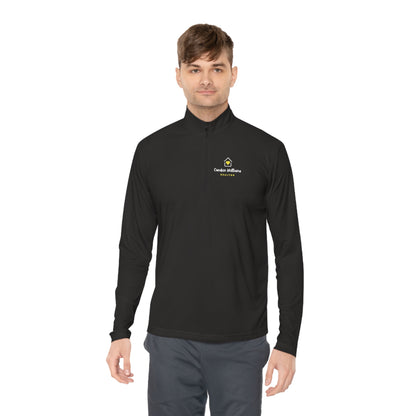 Candice Williams Realtor Quarter-Zip Pullover--BLACK