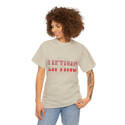 We RISE by Lifting Others Unisex Heavy Cotton Tee