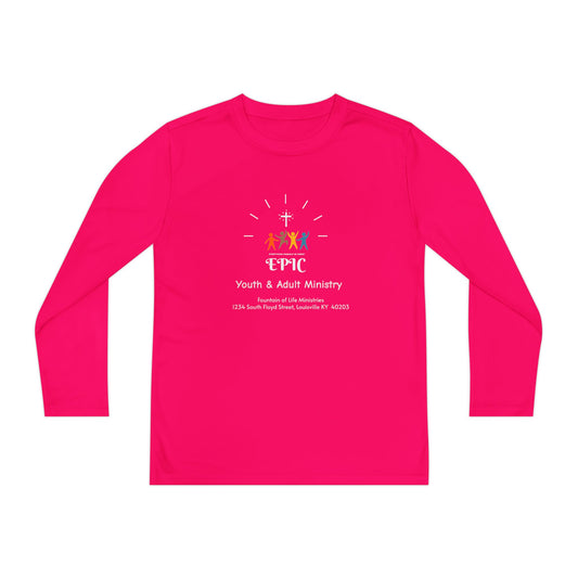 FOLM: EPIC -on the back: Philippians 4:13 - Youth Long Sleeve Tee