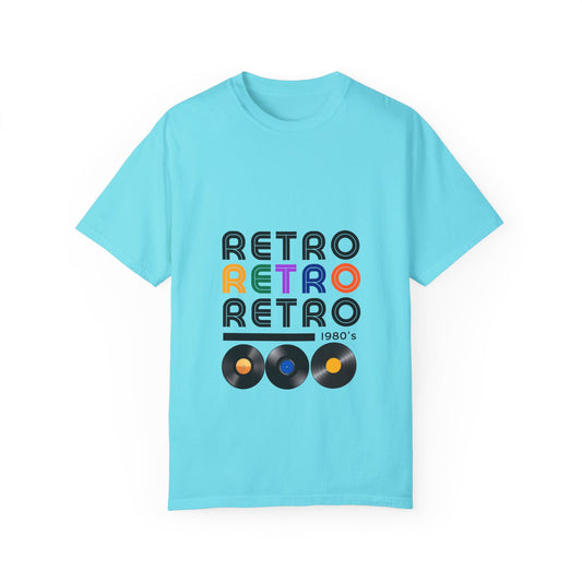 Retro 1980s Unisex Garment-Dyed T-shirt