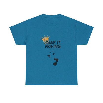 Keep It moving Foot prints Unisex Heavy Cotton Tee