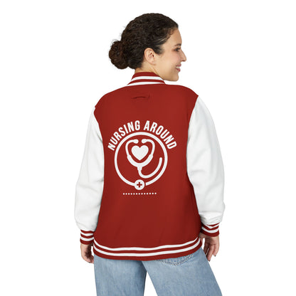 Nursing Around Letterman Jacket