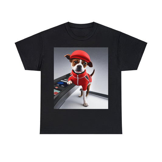 Red dog jogger Unisex Heavy Cotton Tee