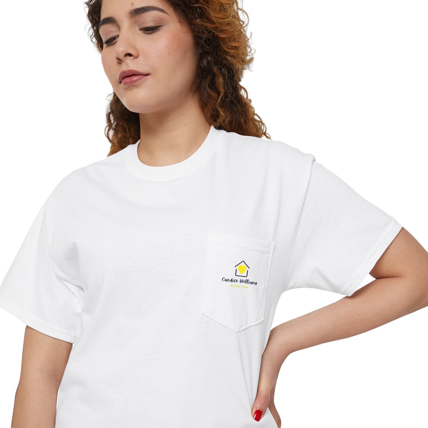 Candice Williams Realtor -Unisex Heavy Cotton Pocket Tee