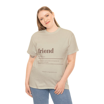 Friend Unisex Heavy Cotton Tee