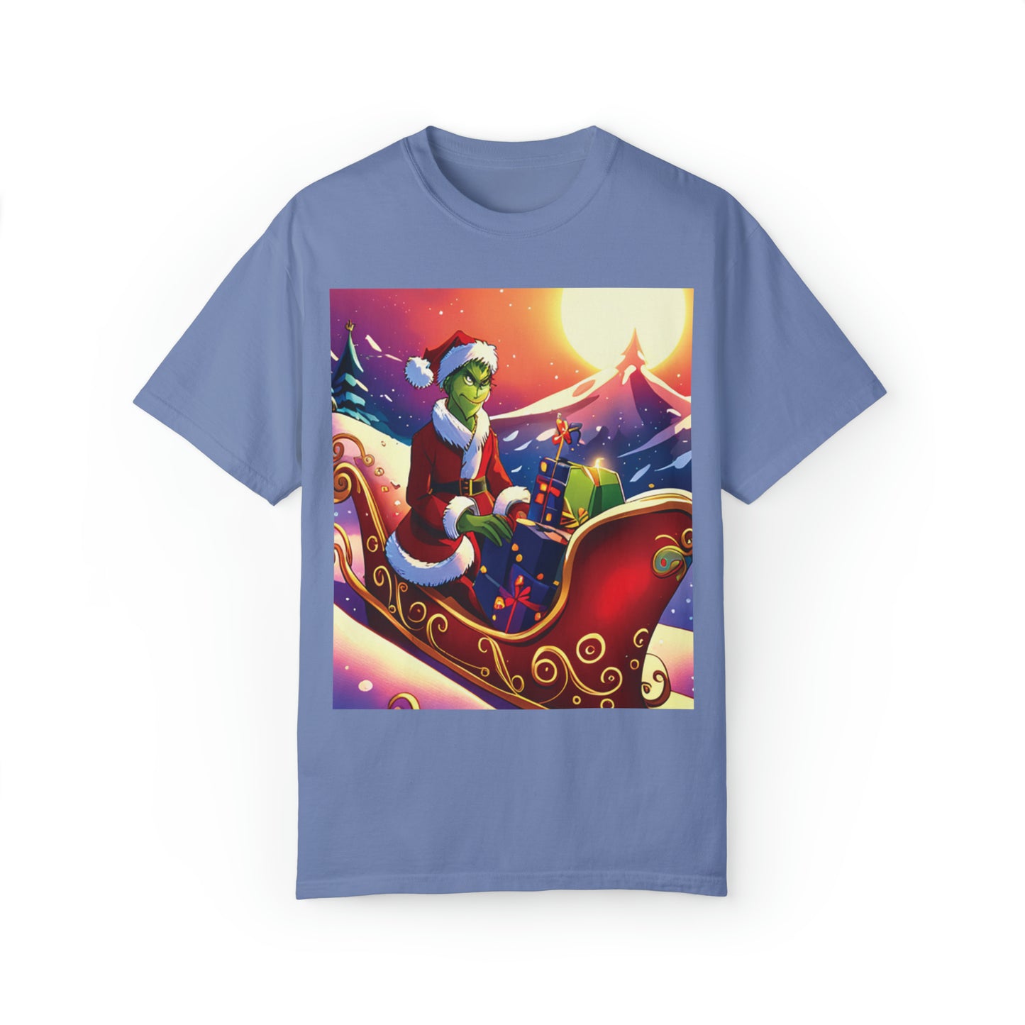 Grinch Unisex Garment-Dyed T-shirt