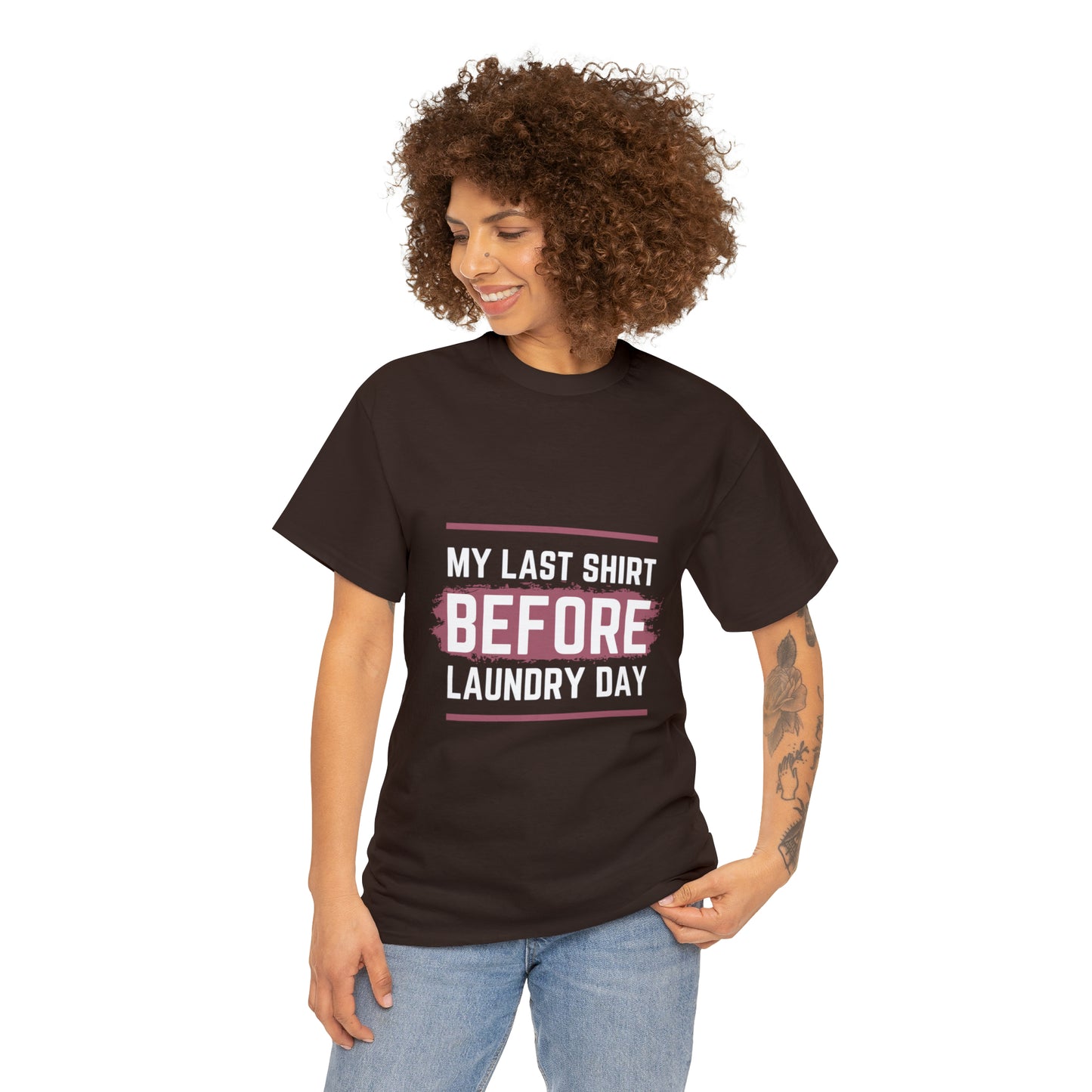 Last Shirt Before Laundry Unisex Heavy Cotton Tee