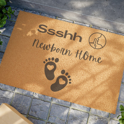 Ssshhhh Newborn Home Doormat