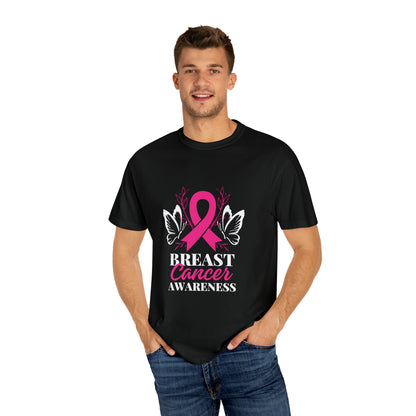 Breast Cancer  Awareness Unisex Garment-Dyed T-shirt