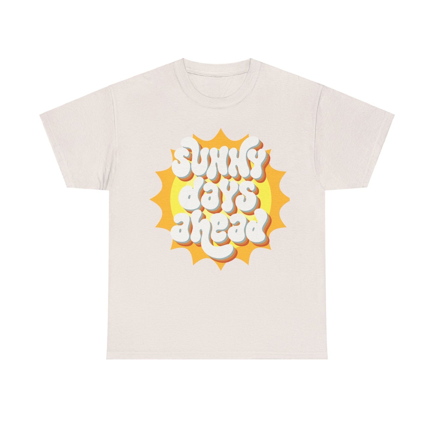 Sunny Days ahead LifeUnisex Heavy Cotton Tee