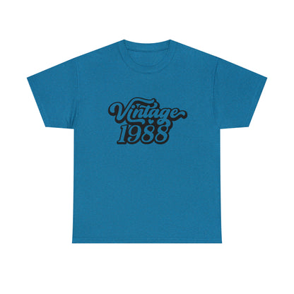 Vintage 1988 Unisex Heavy Cotton Tee