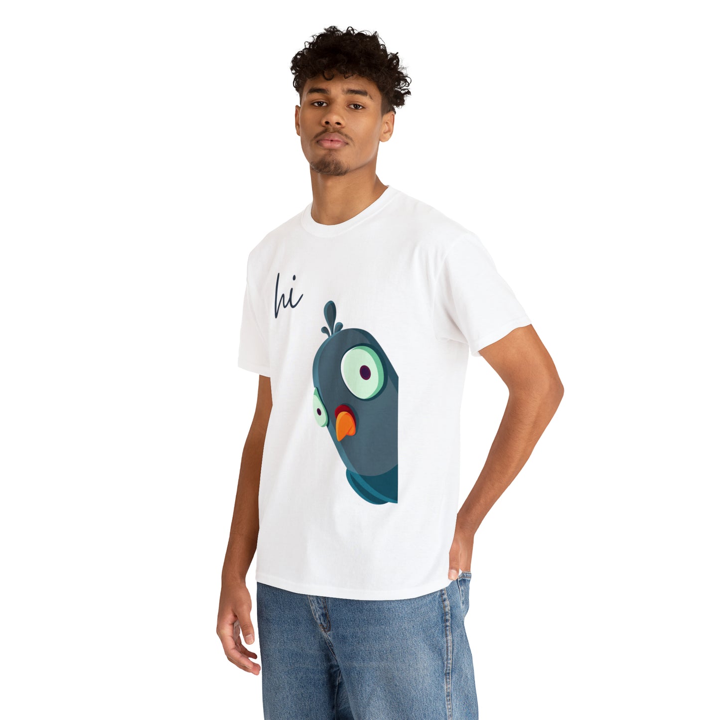 Hi Unisex Heavy Cotton Tee