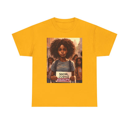 Social Justice and Equality  Teen Girl T-shirt
