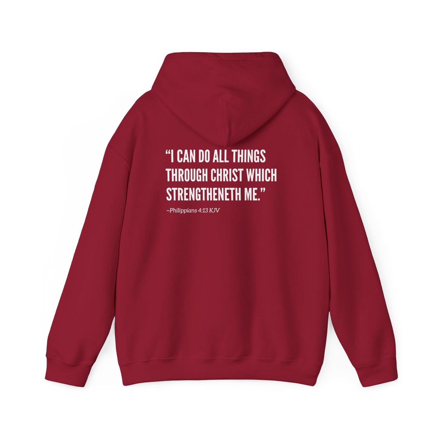 FOLM: CHURCH Philippians 4:13 HOODIE