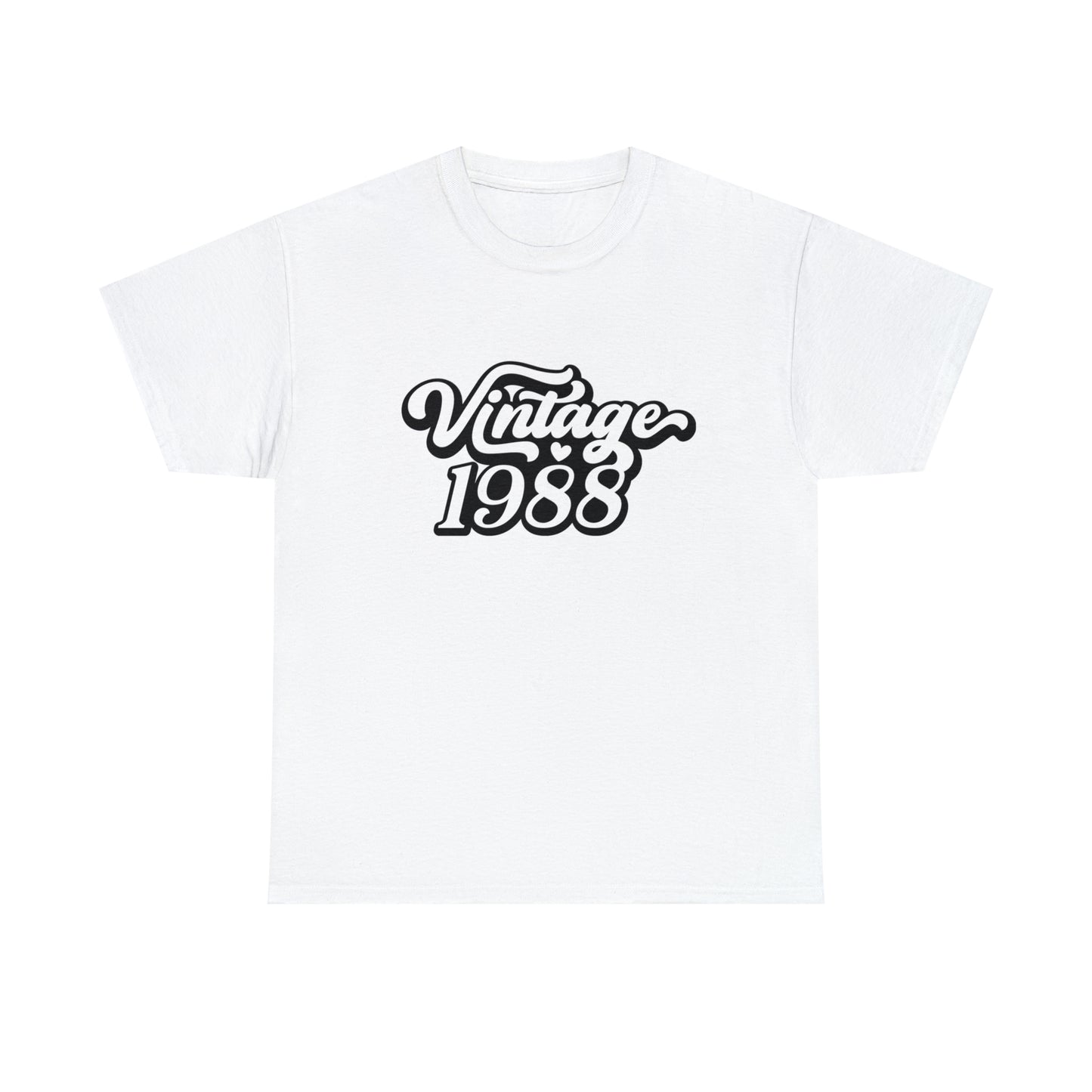 Vintage 1988 Unisex Heavy Cotton Tee