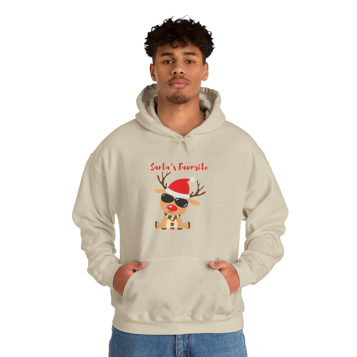 Santa’s Favorite Unisex Heavy Blend™ Hooded Sweatshirt Keep It Moving