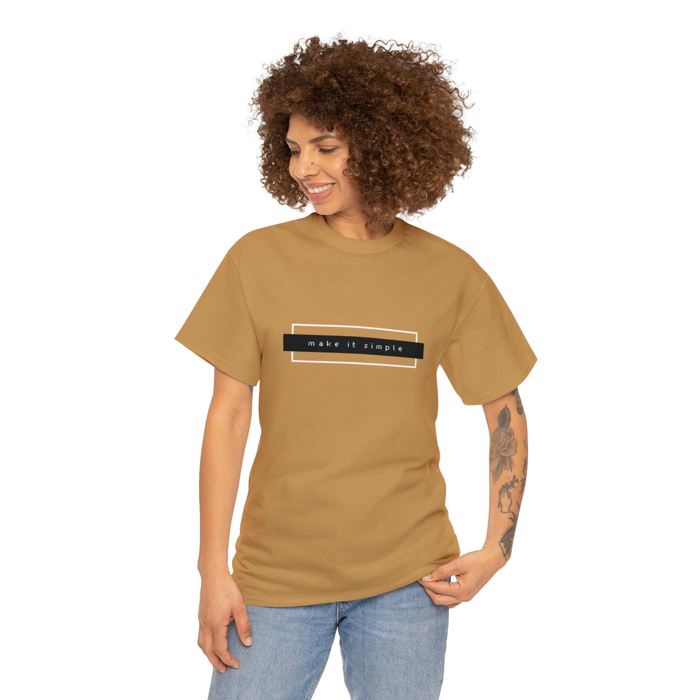 Make it simple Unisex Heavy Cotton Tee