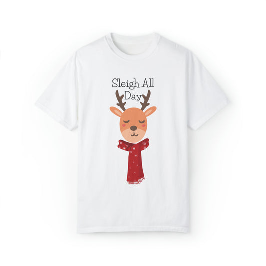 Sleigh All Day Unisex Garment-Dyed T-shirt