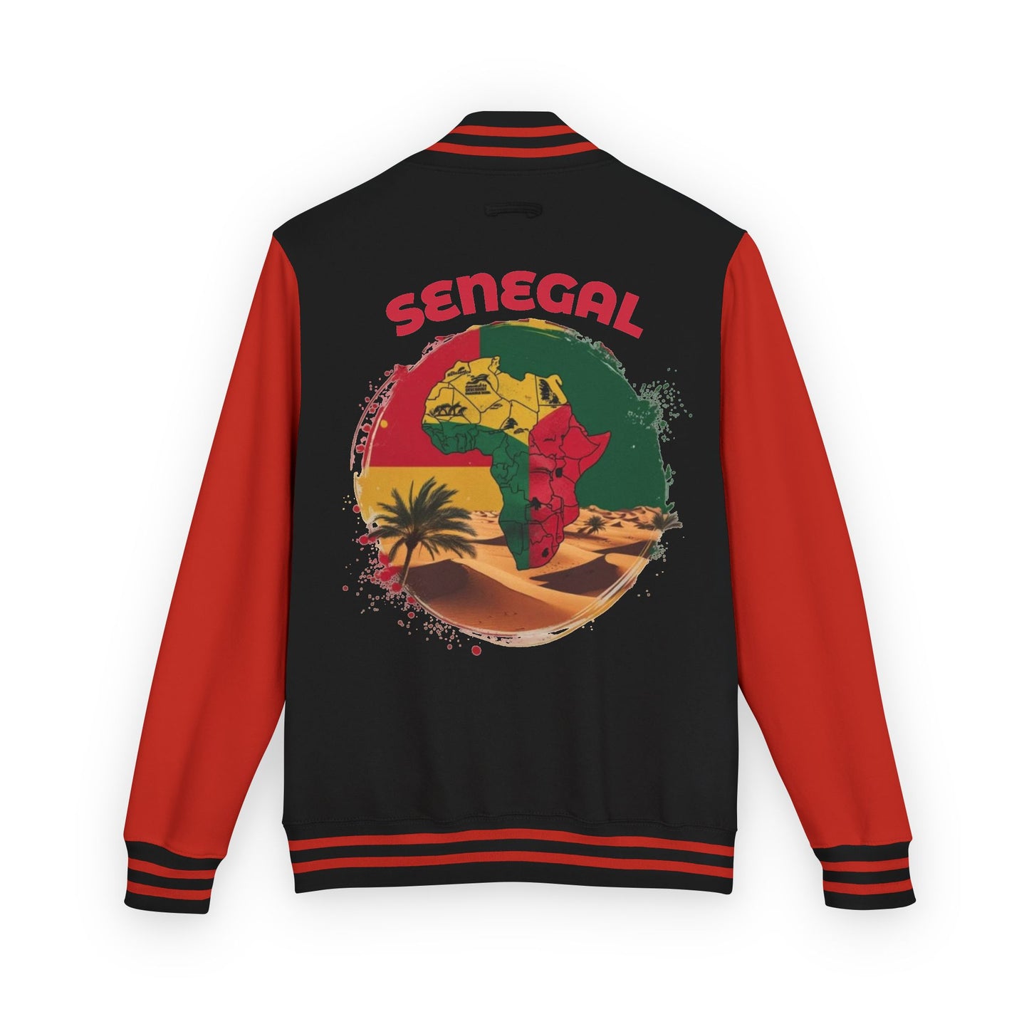 I LOVE SENEGAL Letterman Jacket: NDEYE