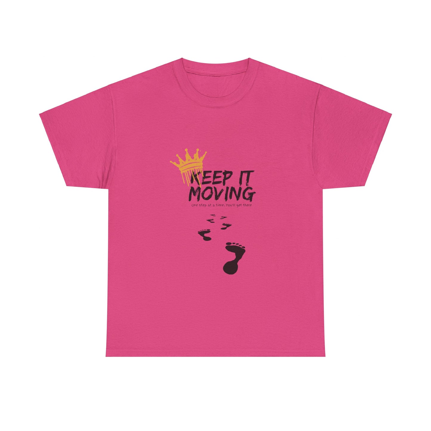 Keep It moving Foot prints Unisex Heavy Cotton Tee