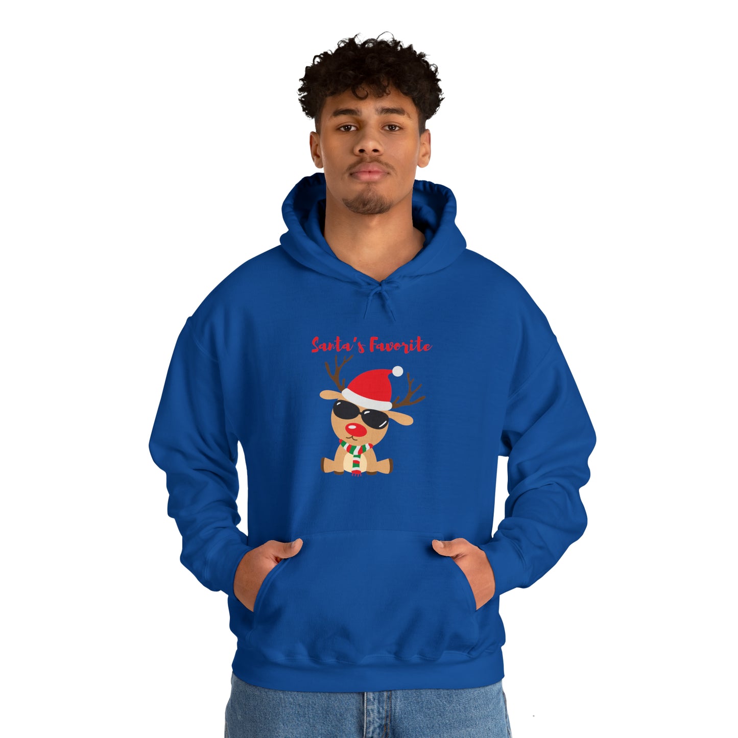 Santa’s Favorite Unisex Heavy Blend™ Hooded Sweatshirt Keep It Moving