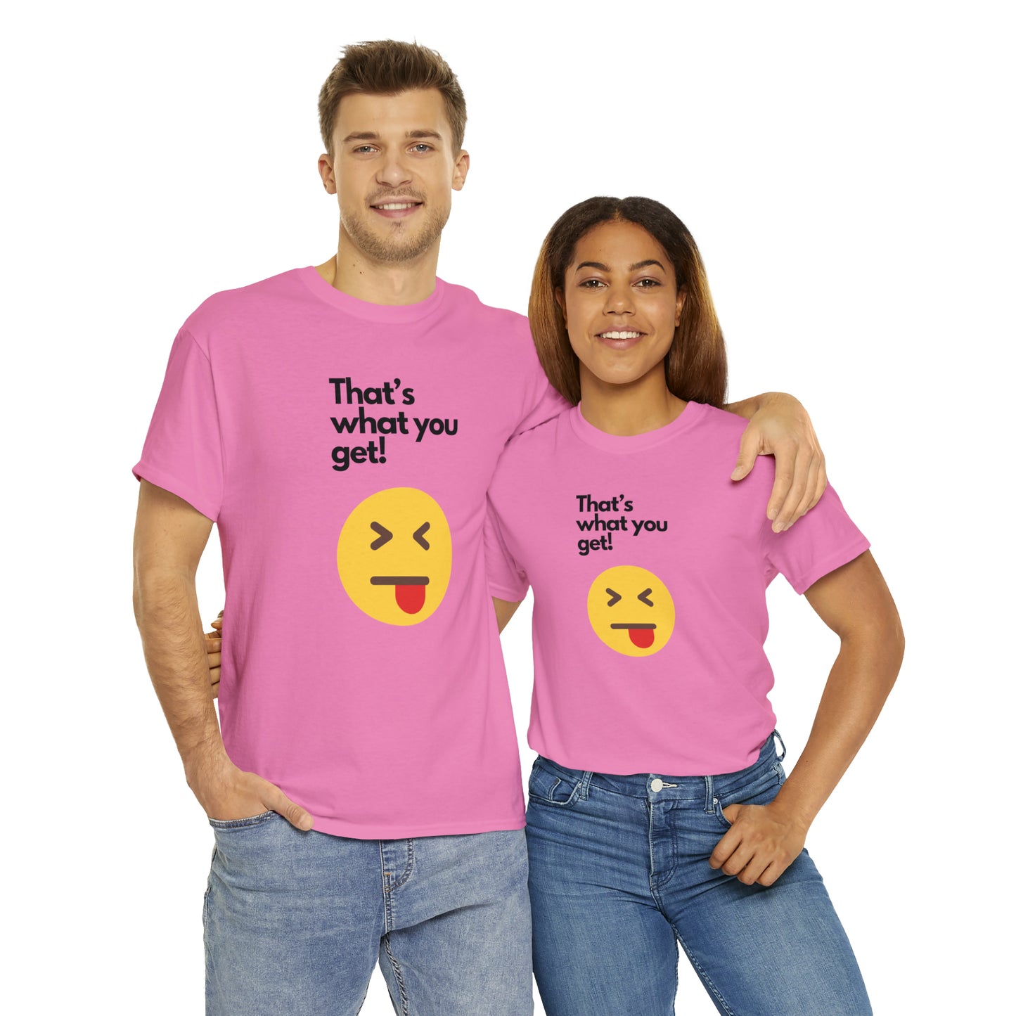 That's What you Get Unisex Heavy Cotton Tee