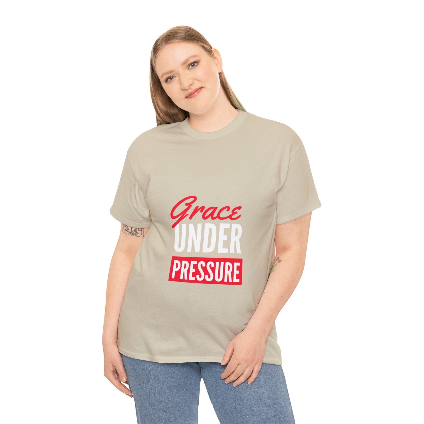 Grace Under Pressure Unisex Heavy Cotton Tee