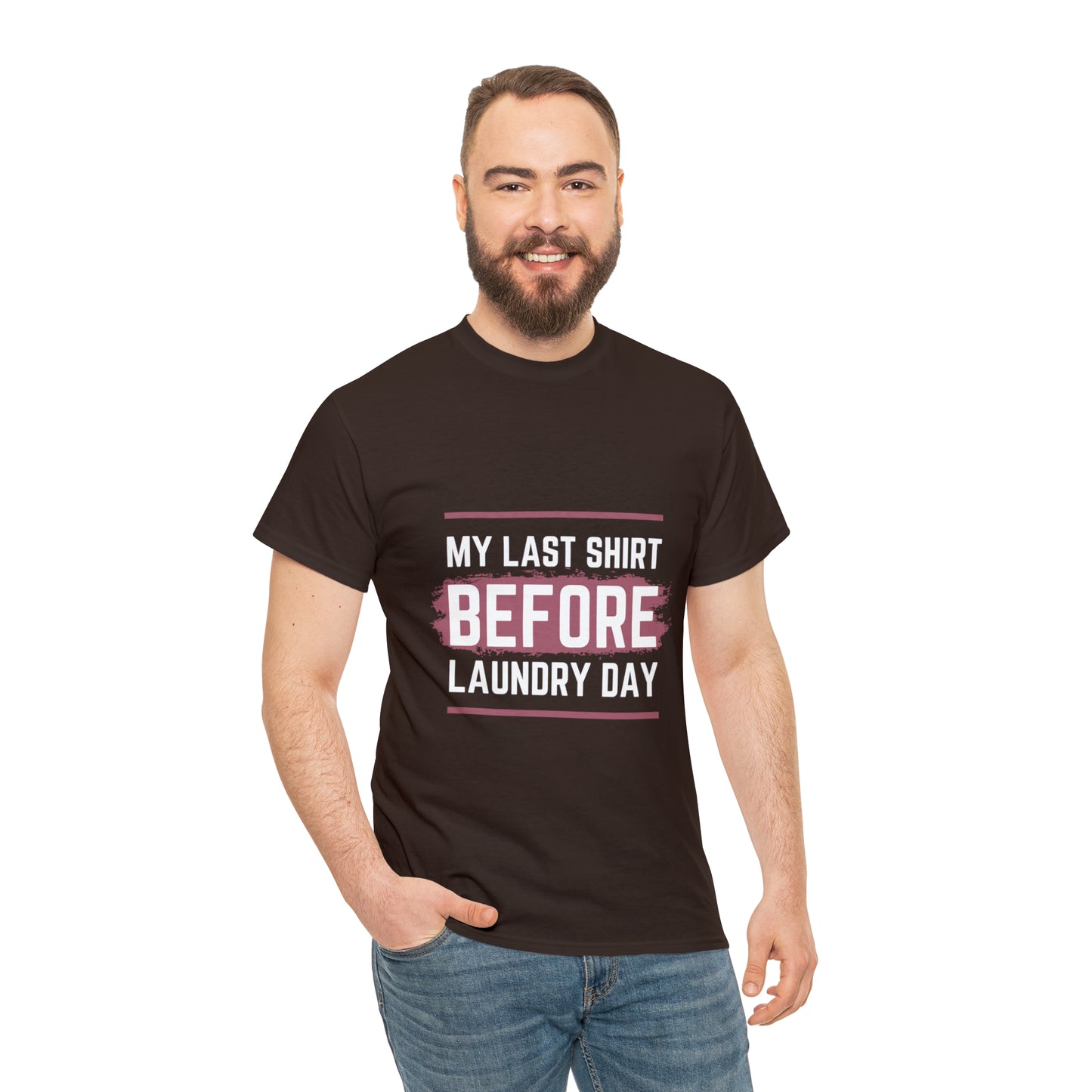 Last Shirt Before Laundry Unisex Heavy Cotton Tee