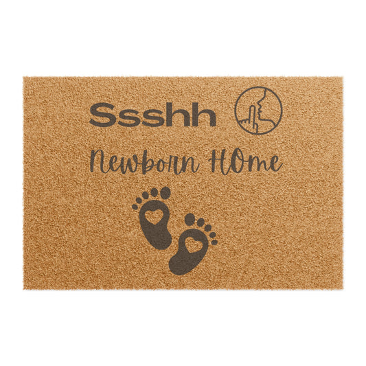 Ssshhhh Newborn Home Doormat