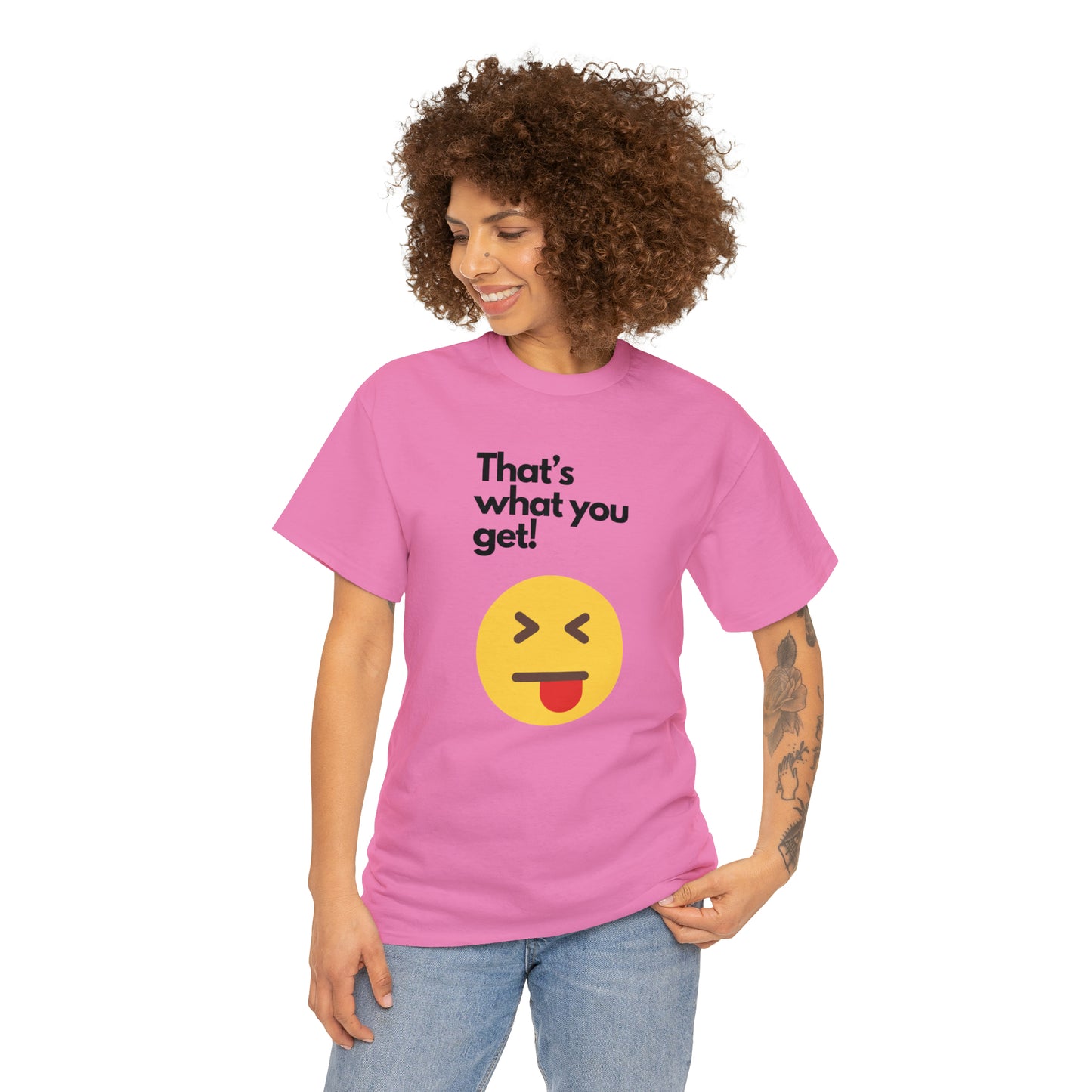 That's What you Get Unisex Heavy Cotton Tee