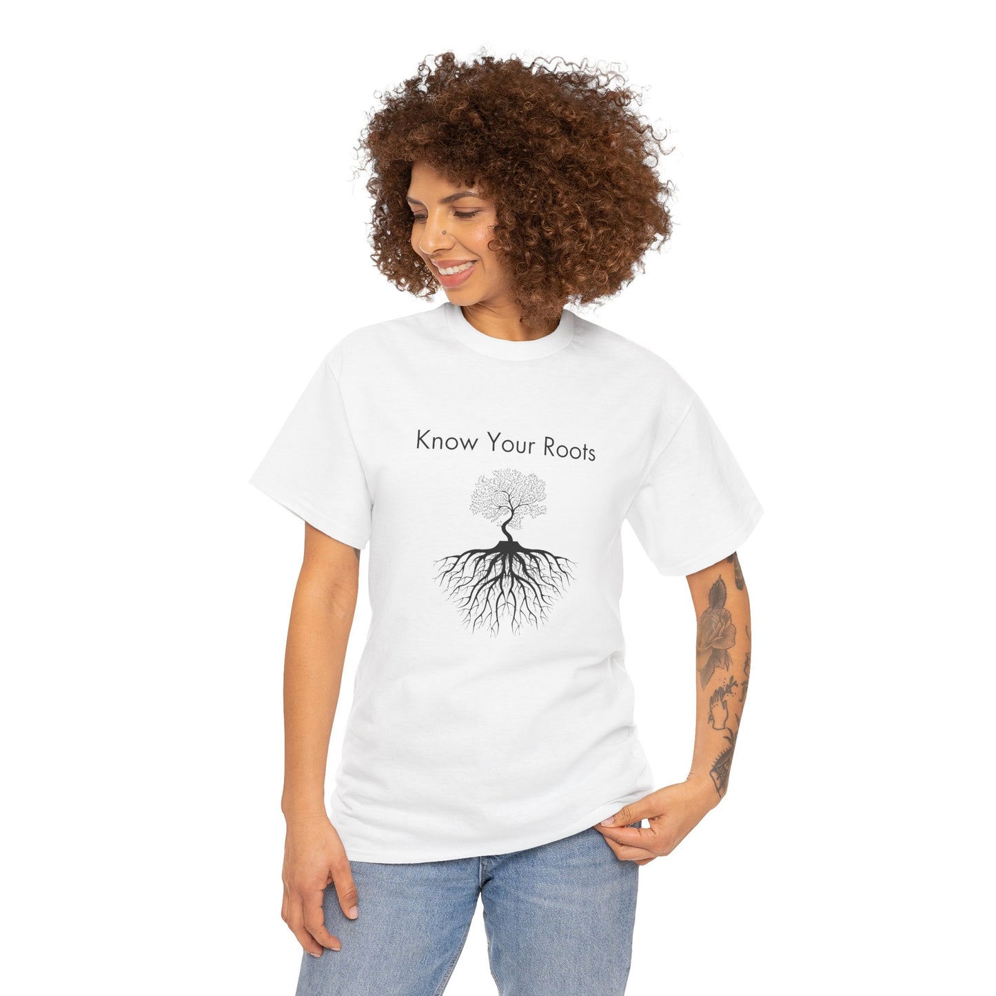 Know Your Roots Unisex Heavy Cotton Tee