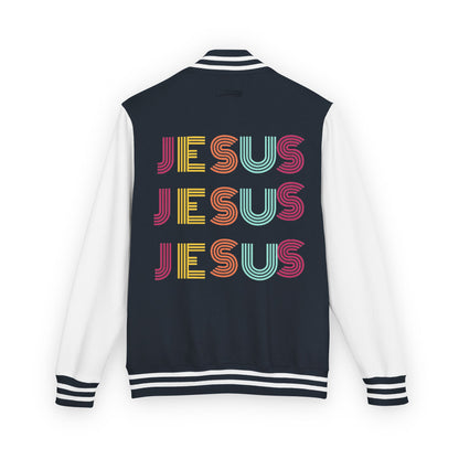 JESUS JESUS JESUS Letterman Jacket