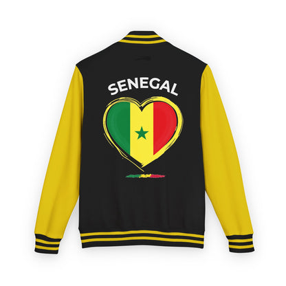 I LOVE SENEGAL Letterman Jacket: NDEYE