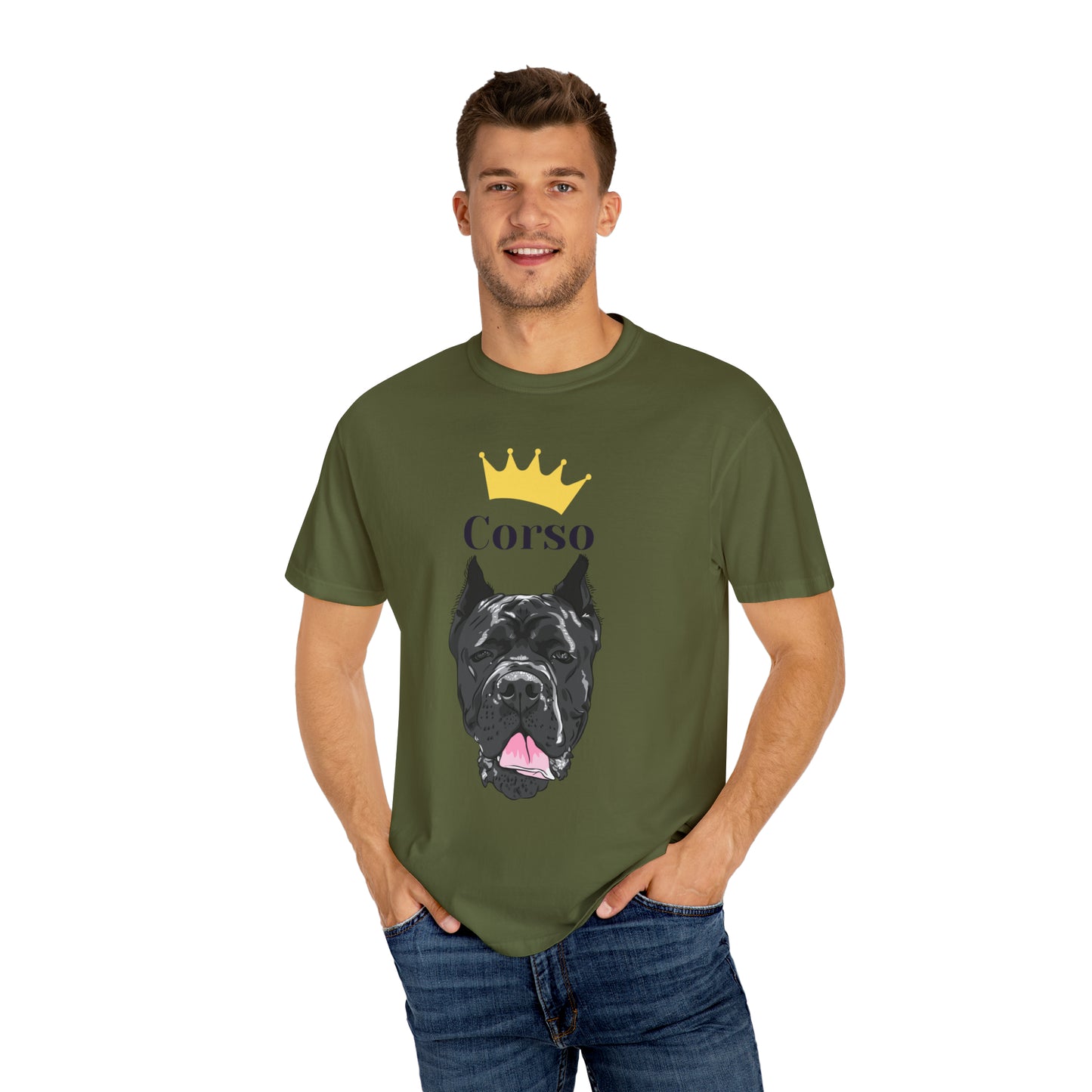 Cane Corso Unisex Garment-Dyed T-shirt