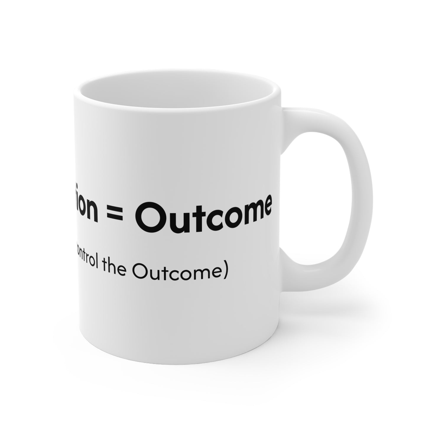 Situations + Reaction = Outcome Mug 11oz