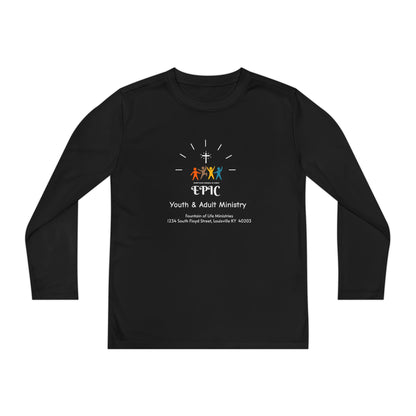 FOLM: EPIC -on the back: Philippians 4:13 - Youth Long Sleeve Tee