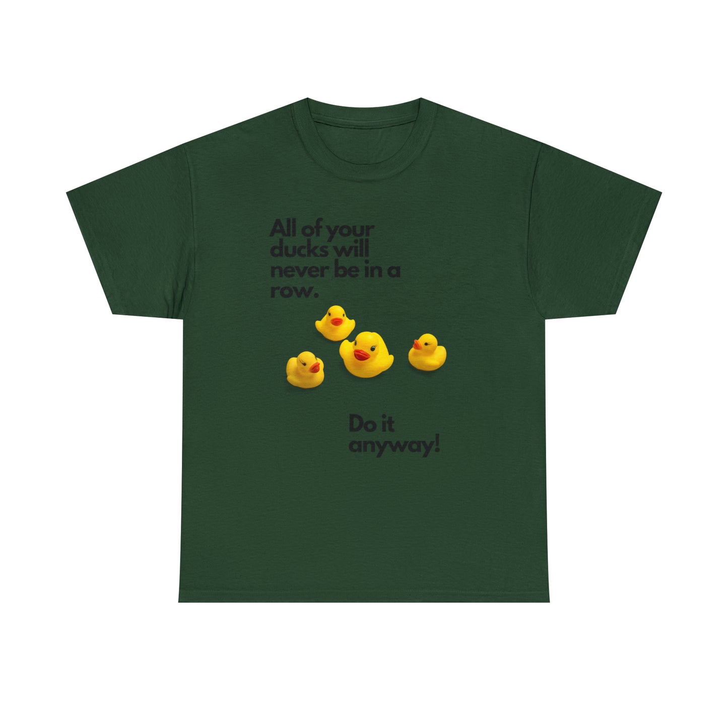 Ducks in a Row Unisex Heavy Cotton Tee