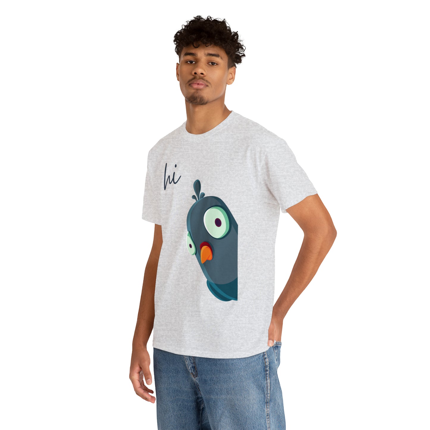 Hi Unisex Heavy Cotton Tee