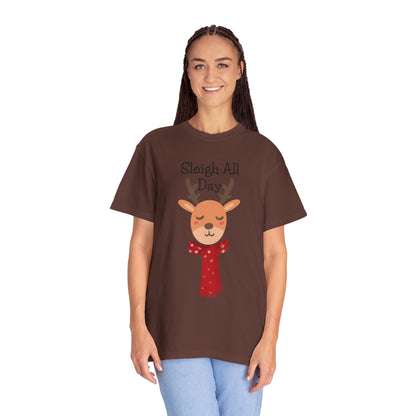 Sleigh All Day Unisex Garment-Dyed T-shirt