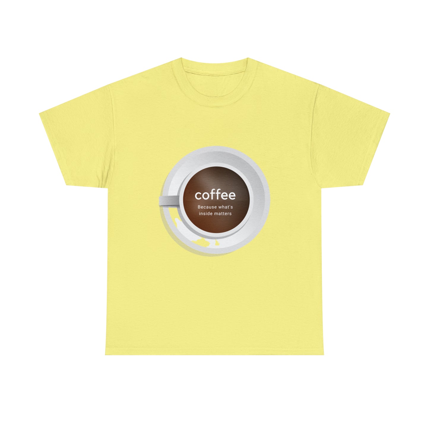 Coffee Unisex Heavy Cotton Tee