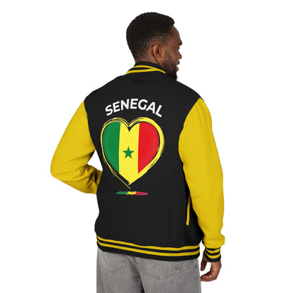 I LOVE SENEGAL Letterman Jacket: NDEYE