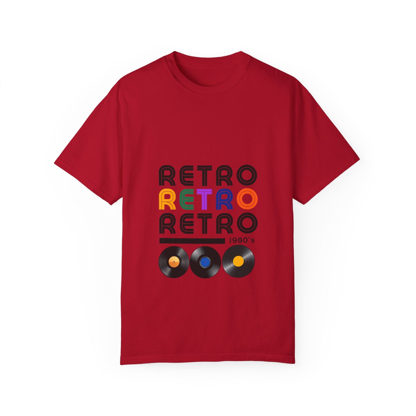 Retro 1980s Unisex Garment-Dyed T-shirt