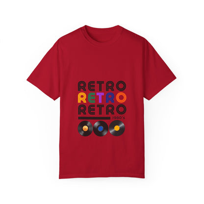 Retro 1980s Unisex Garment-Dyed T-shirt