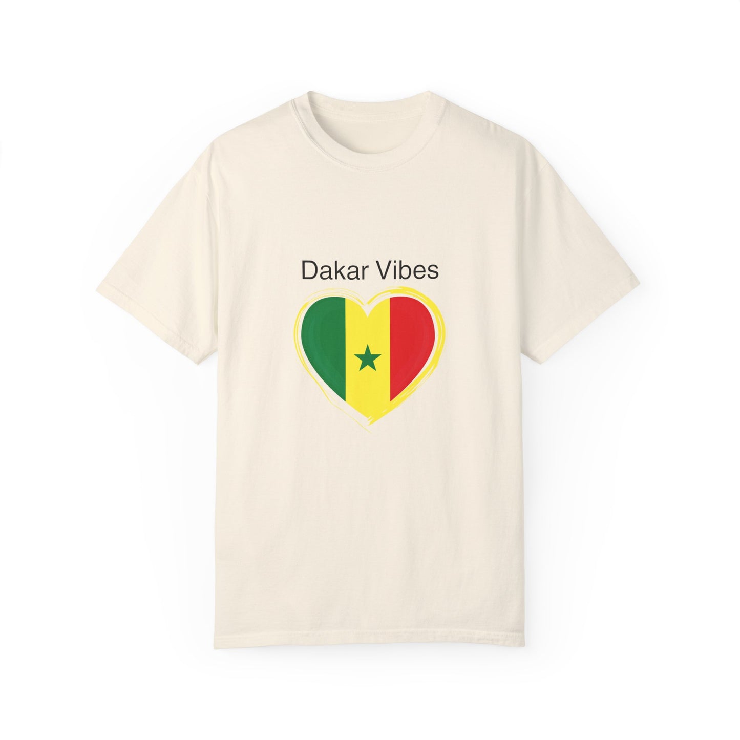 Dakar Vibes e Unisex Garment-Dyed T-shirt