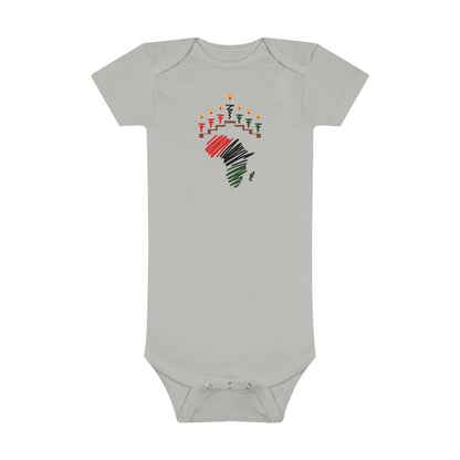 Baby Short Sleeve Onesie® Baby Kwanzaa